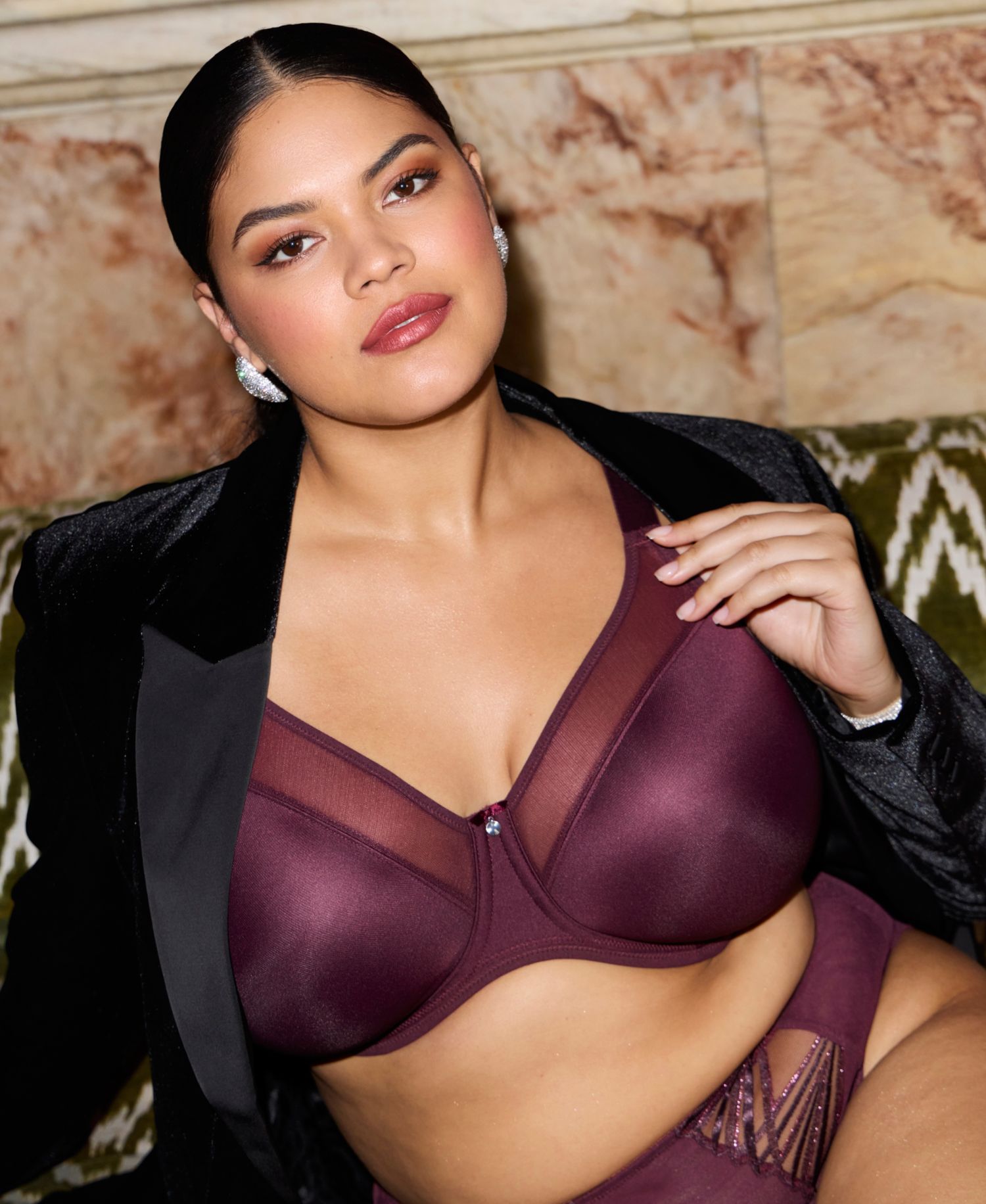 Plus Size Smooth Underwire Molded Non Padded Bra EL4301