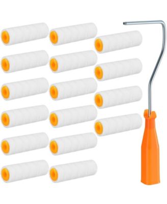 Mini Roller Brush Set for Trim Edge Corner Window Frame Touch Up