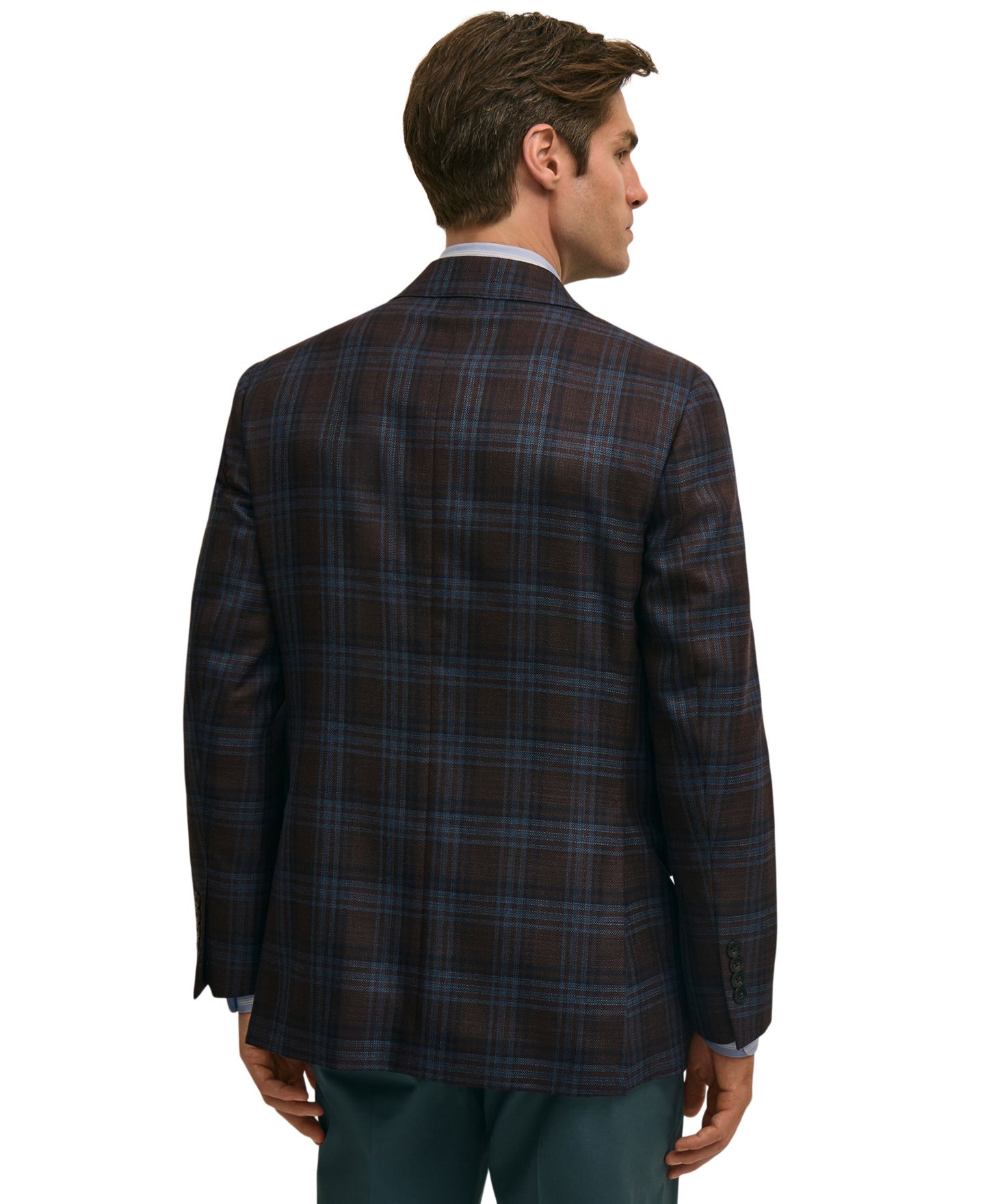 Мужской пиджак Brooks Brothers Classic-Fit Notch-Lapel Blazer, цвет: Синий — фото 2