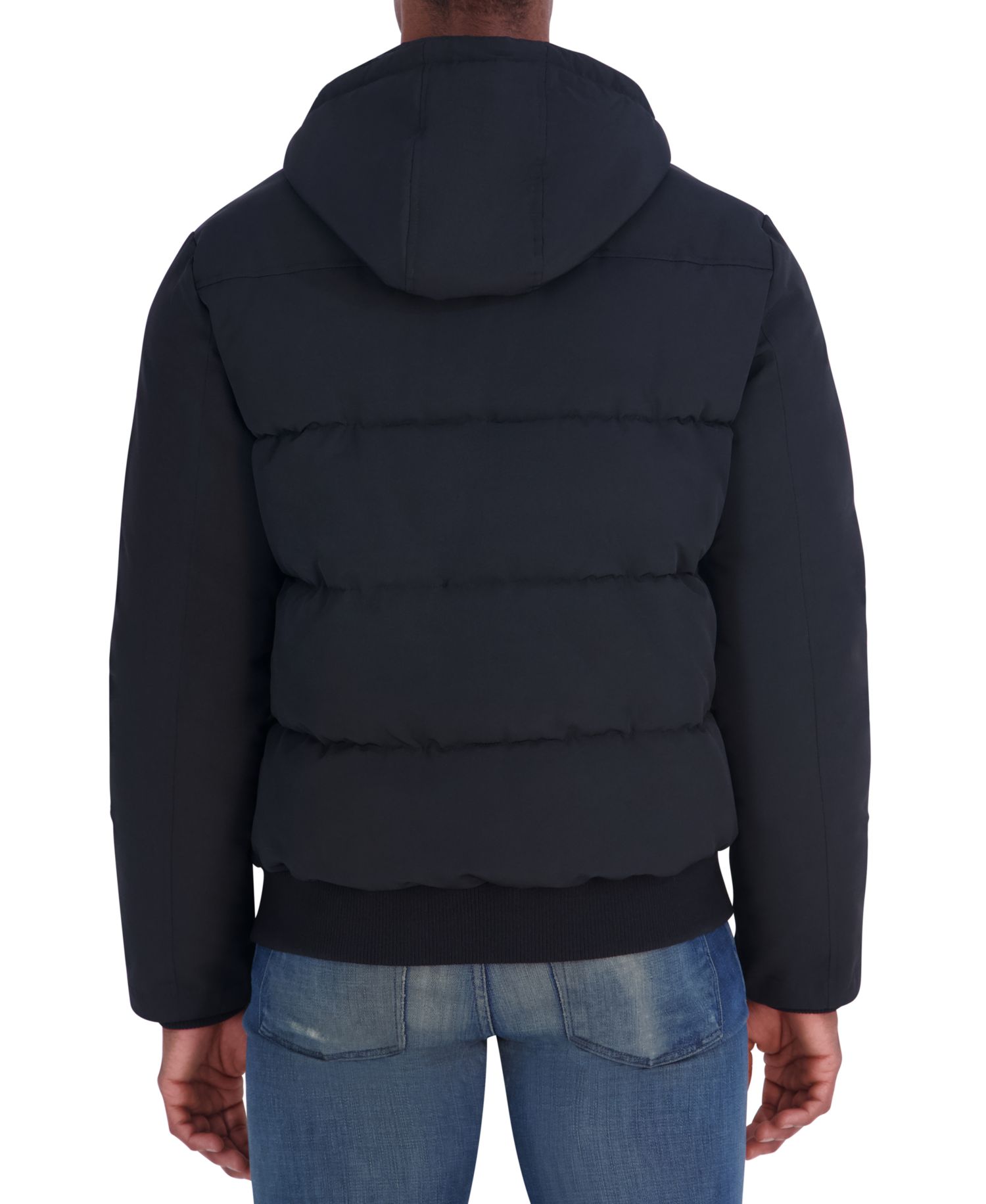 Men's Mix-Quilted Bomber Jacket