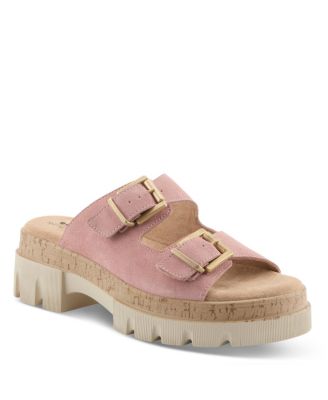 Women's Marbello Wedge Sandal with Buckle Closure