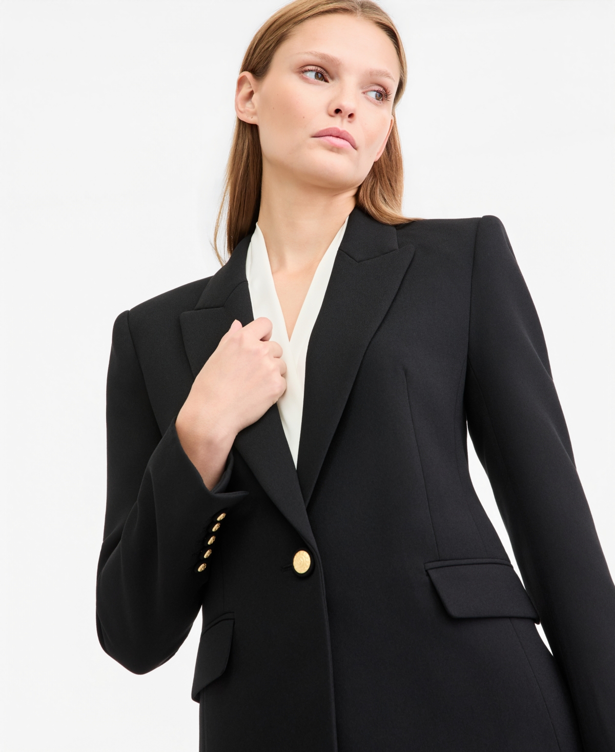 Kobi Halperin Women's Rue Shoulder Pad Single Button Blazer