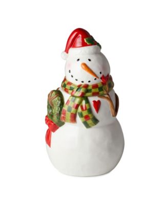Snowman Delight 3-D Cookie Jar
