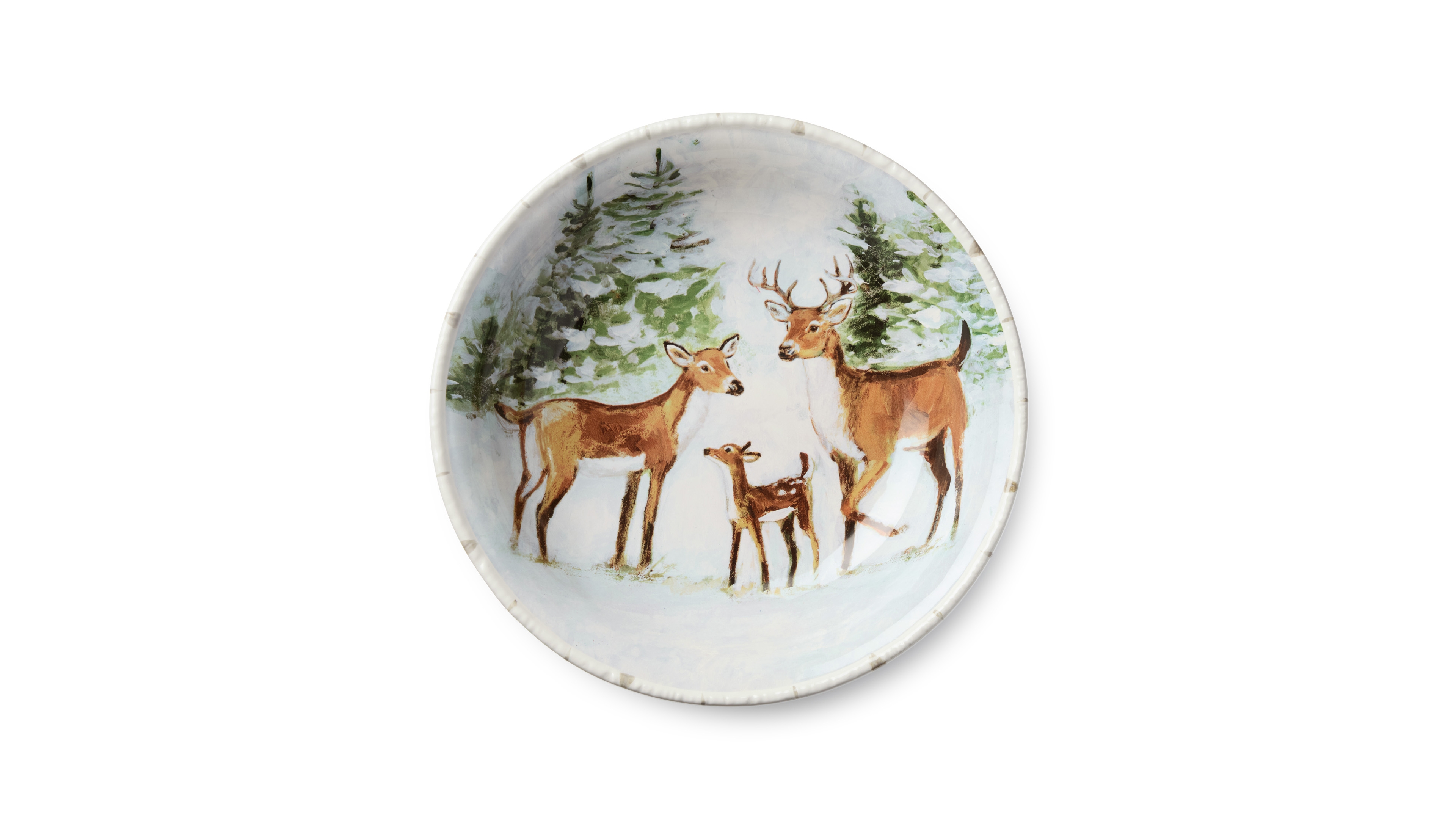 Certified International Winter Cabin Serving Bowl