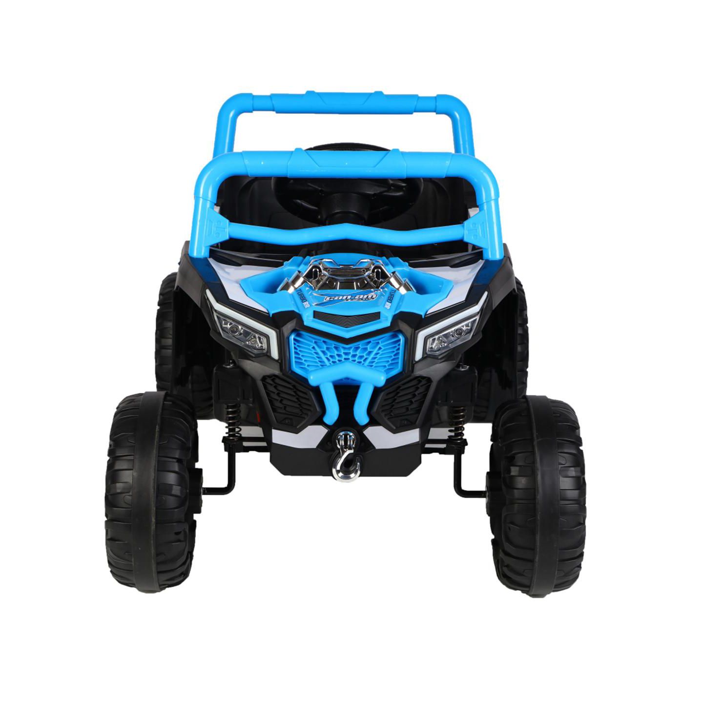 Детская игрушка YOBTOP Kids Electric Ride-On Car with 12V Battery, Remote Control & Swing Function, Seats Two, Ages 3+, цвет: Синий — фото 8
