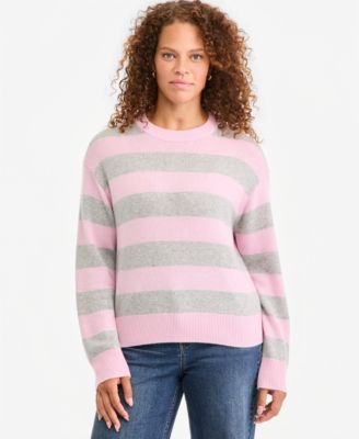 Women's Cashmere Crewneck Relaxed-Fit Sweater