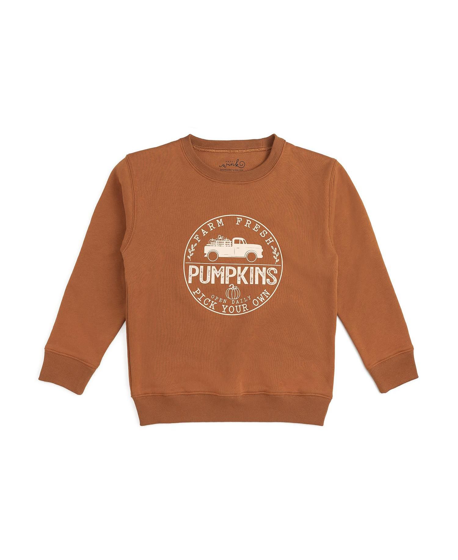 Big Boys Farm Fresh Pumpkins Sweatshirt
