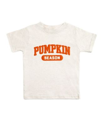 Big Boys Pumpkin Season Puff Ink Short Sleeve T-Shirt