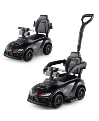 3-in-1 Toddler Foot-to-Floor Sliding Car Ride-On, 44 lbs. Capacity, Ages 18 Months–5 Years