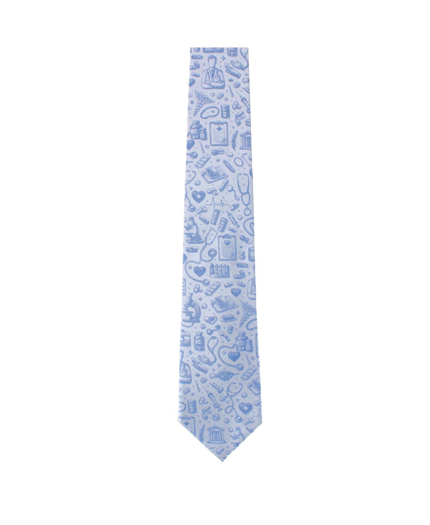 Men's Medical Alert Silk Novelty Necktie