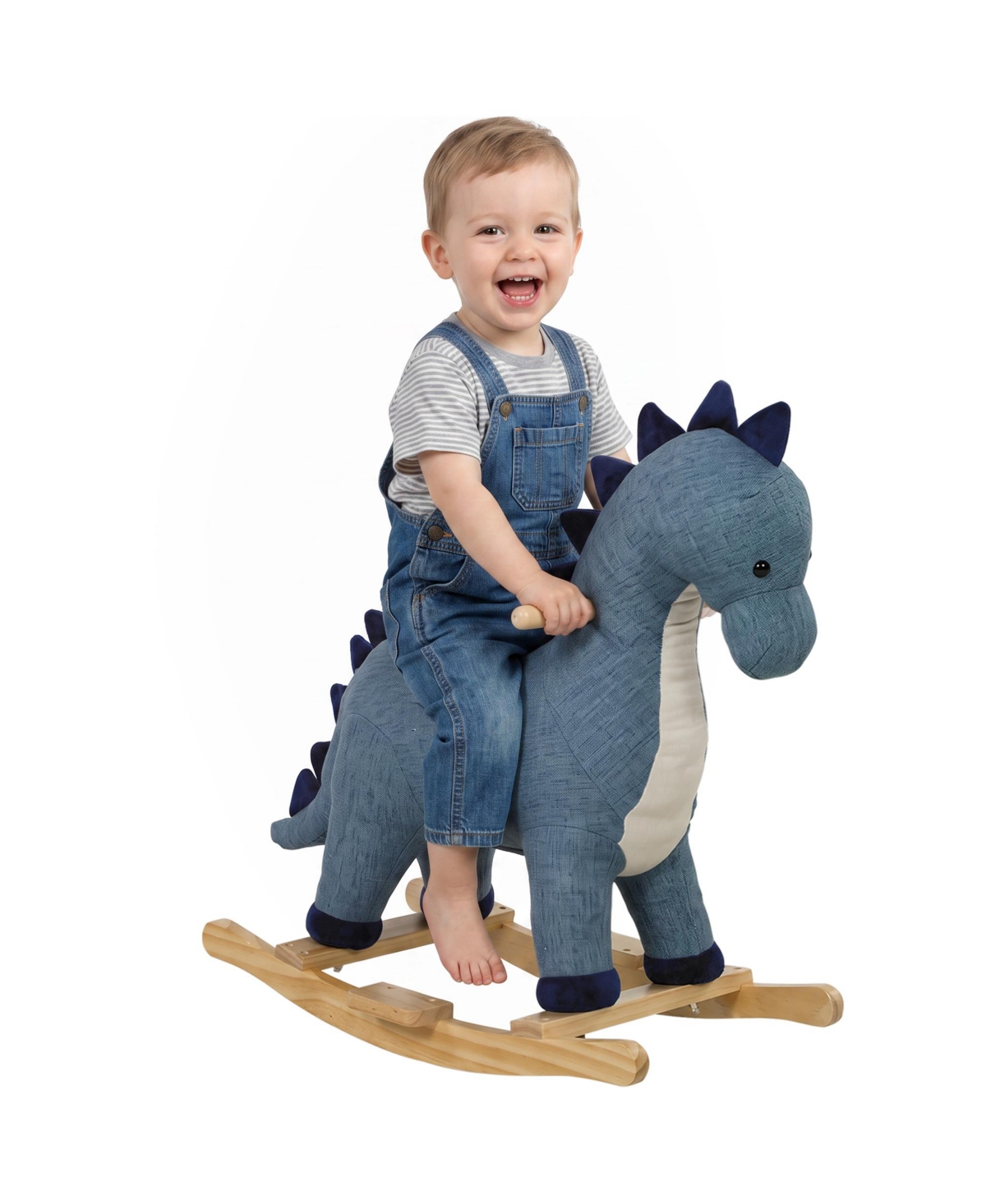 Qaba Baby Rocking Horse, Dinosaur Kids Ride on Horse with Realistic Sound