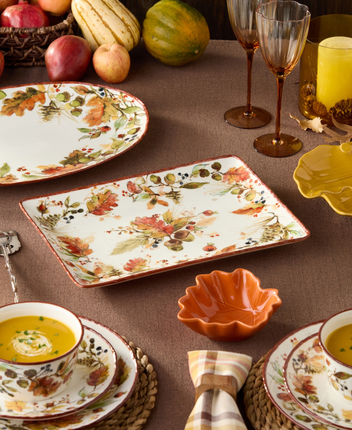 Certified International Autumn Meadows Rectangular Platter
