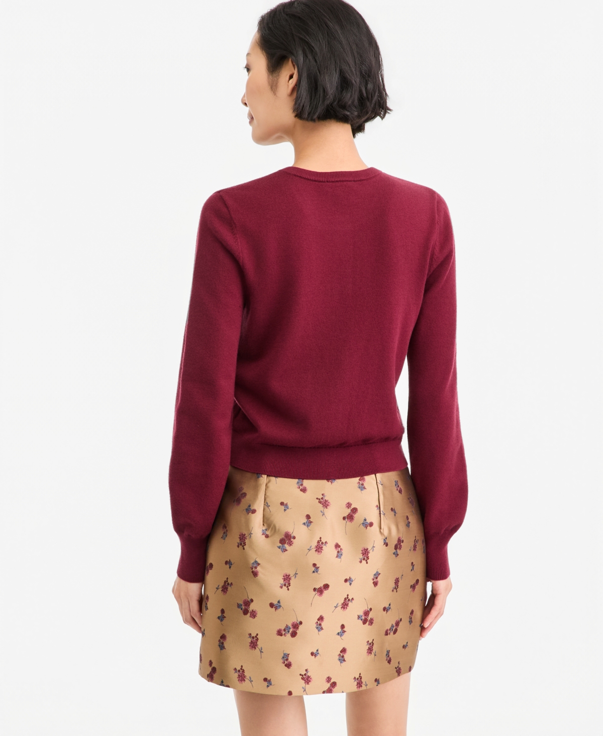 On 34th Women's Crewneck Long-Sleeve Cropped Cardigan, Macy's Exclusive