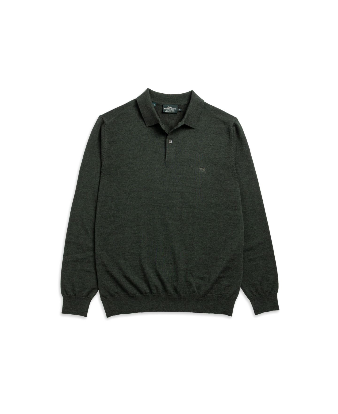 Мужской свитер Rodd & Gunn Way Spur Cotton Knit, цвет: Oakmoss — фото 4