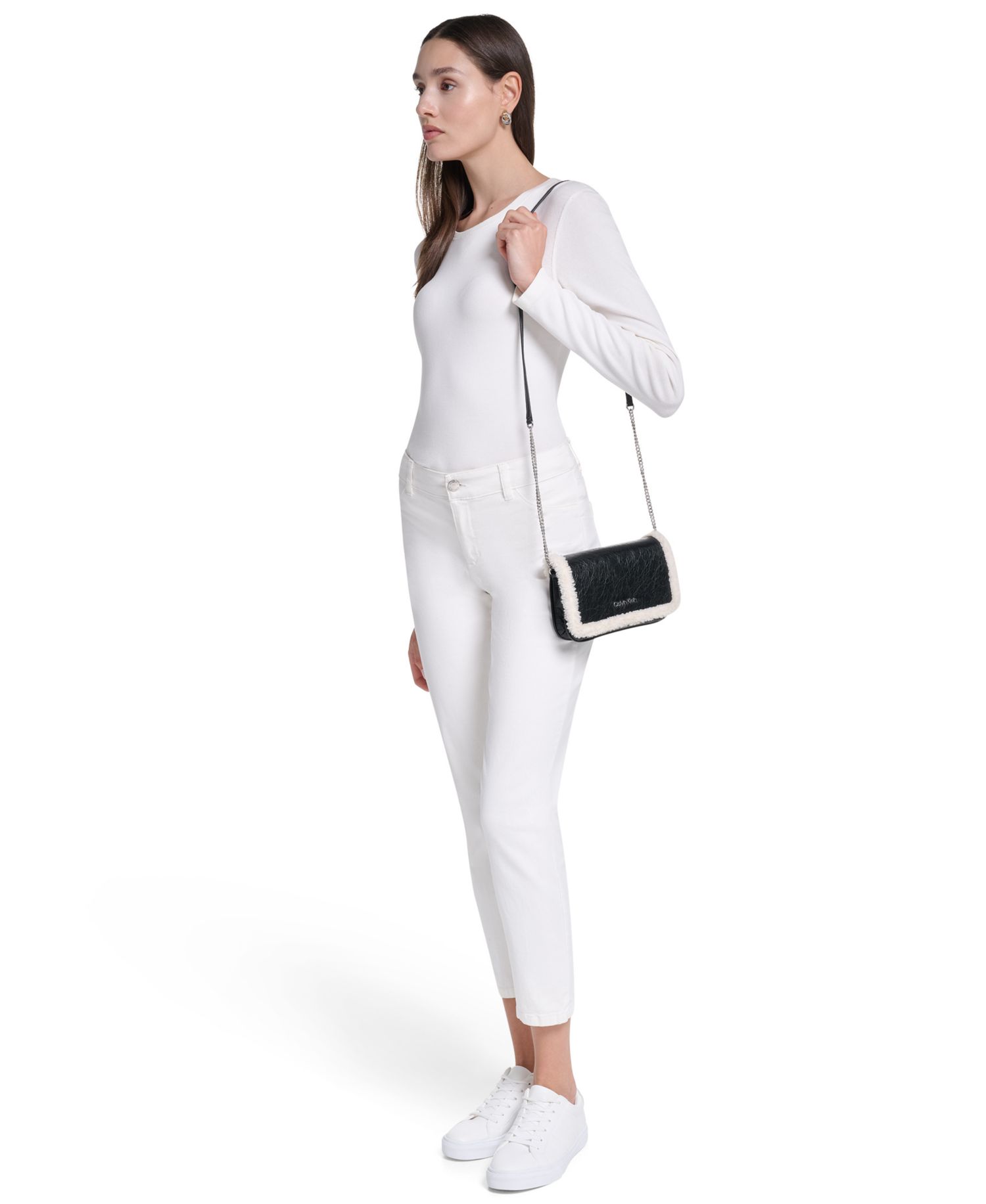 Emma Sherpa Mini Crossbody Handbag