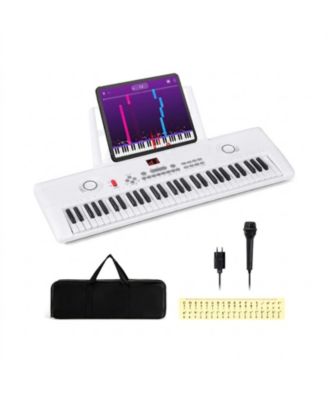 61-Key Portable Digital Keyboard Piano, 5-Piece Set