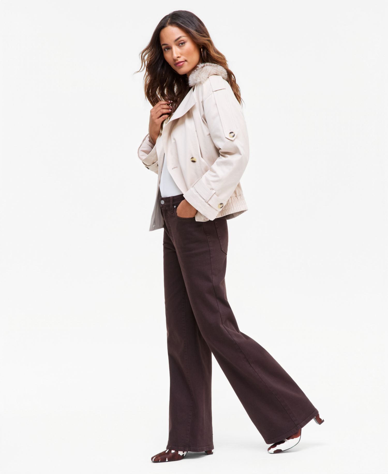 Women's High-Rise Wide-Leg Jeans