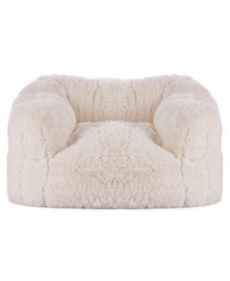 Adult Bean Bag Chair with Armrests and High Density Foam Fill