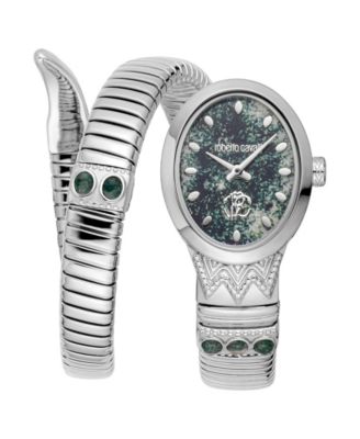 Women's Serpente Ornato Quartz Stainless Steel Bracelet Watch