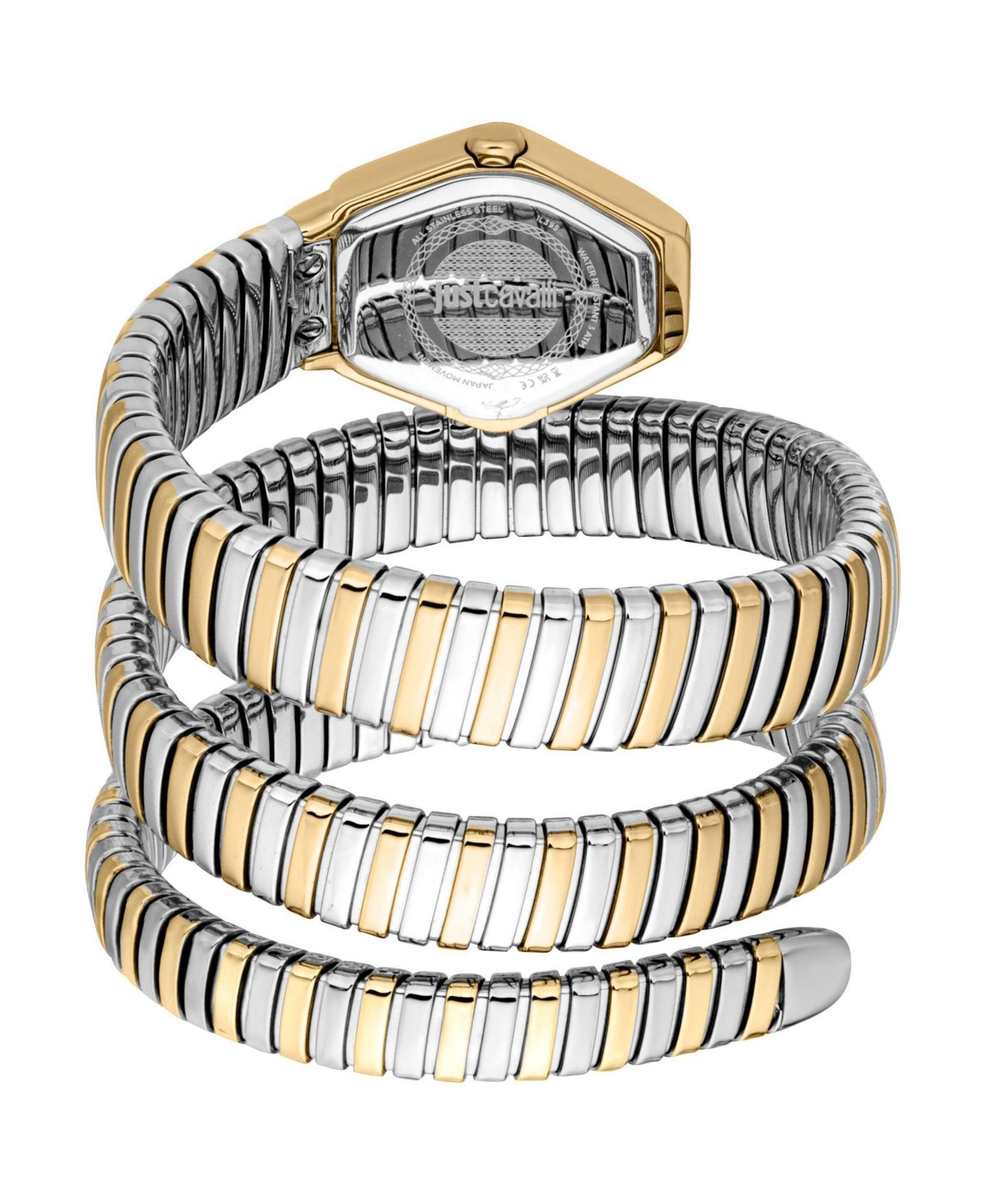 Женские часы Just Cavalli Romina Quartz Stainless Steel Bracelet Watch, цвет: Золотой — фото 2