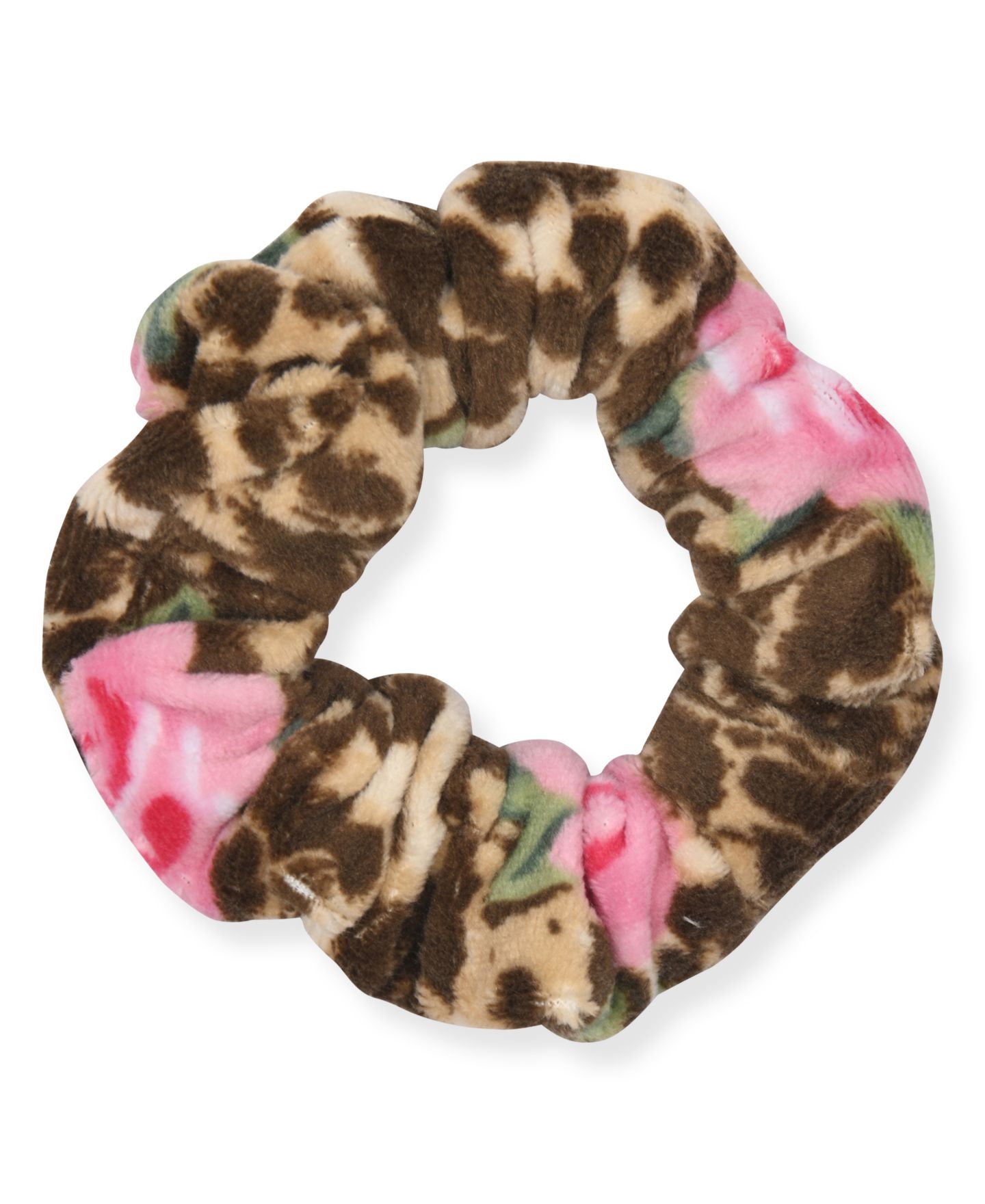Max & Olivia Girls' 5-16 Milky Print Pajama and Matching Scrunchie, 3-Piece Set, цвет: Коричневый — фото 3