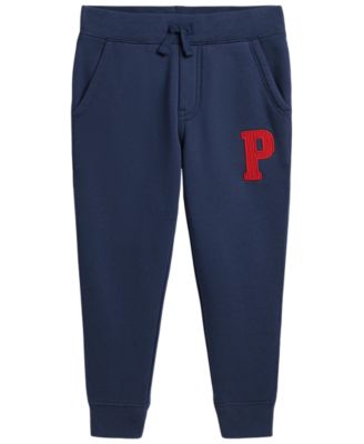 Boys' 2T-7 Fleece Letter Joggers