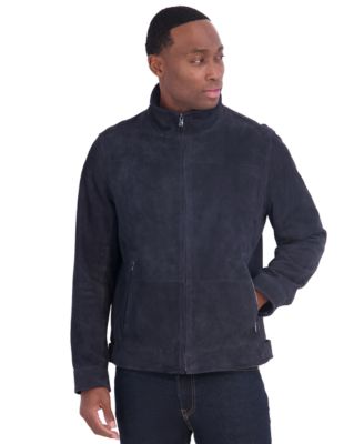Men's Suede Stand Collar Hipster Jacket
