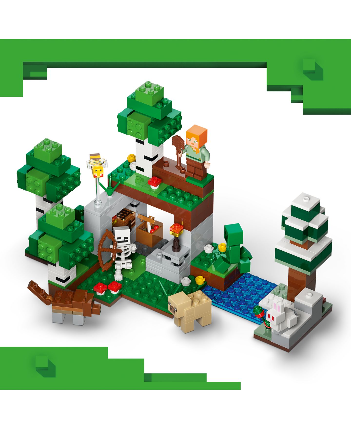 Детские конструкторы LEGO® Minecraft First Night Adventure 21593, 301 Pieces — фото 2