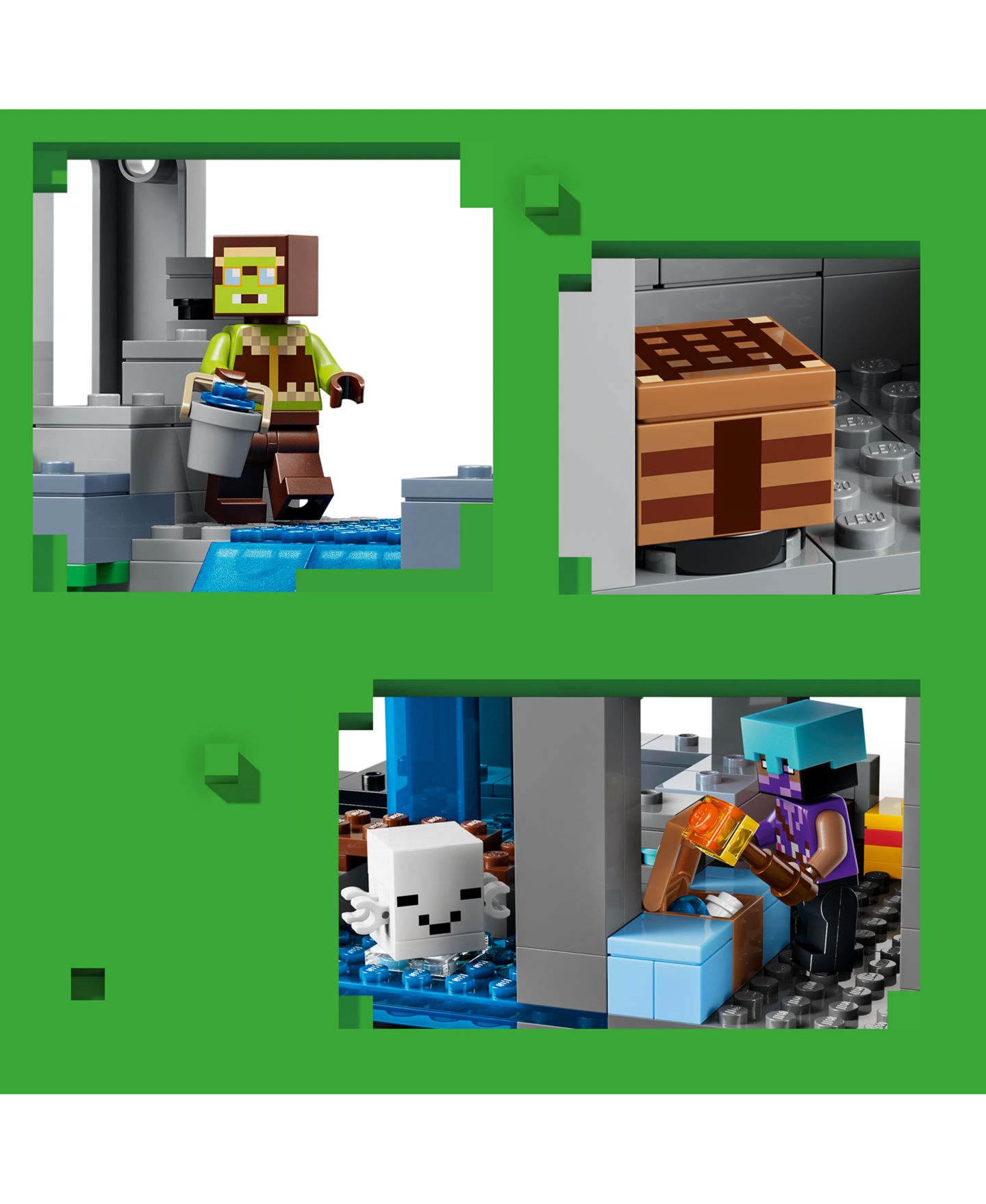 Детские конструкторы LEGO® Minecraft Ghast Station Toy for Kids 21597, 754 Pieces — фото 5