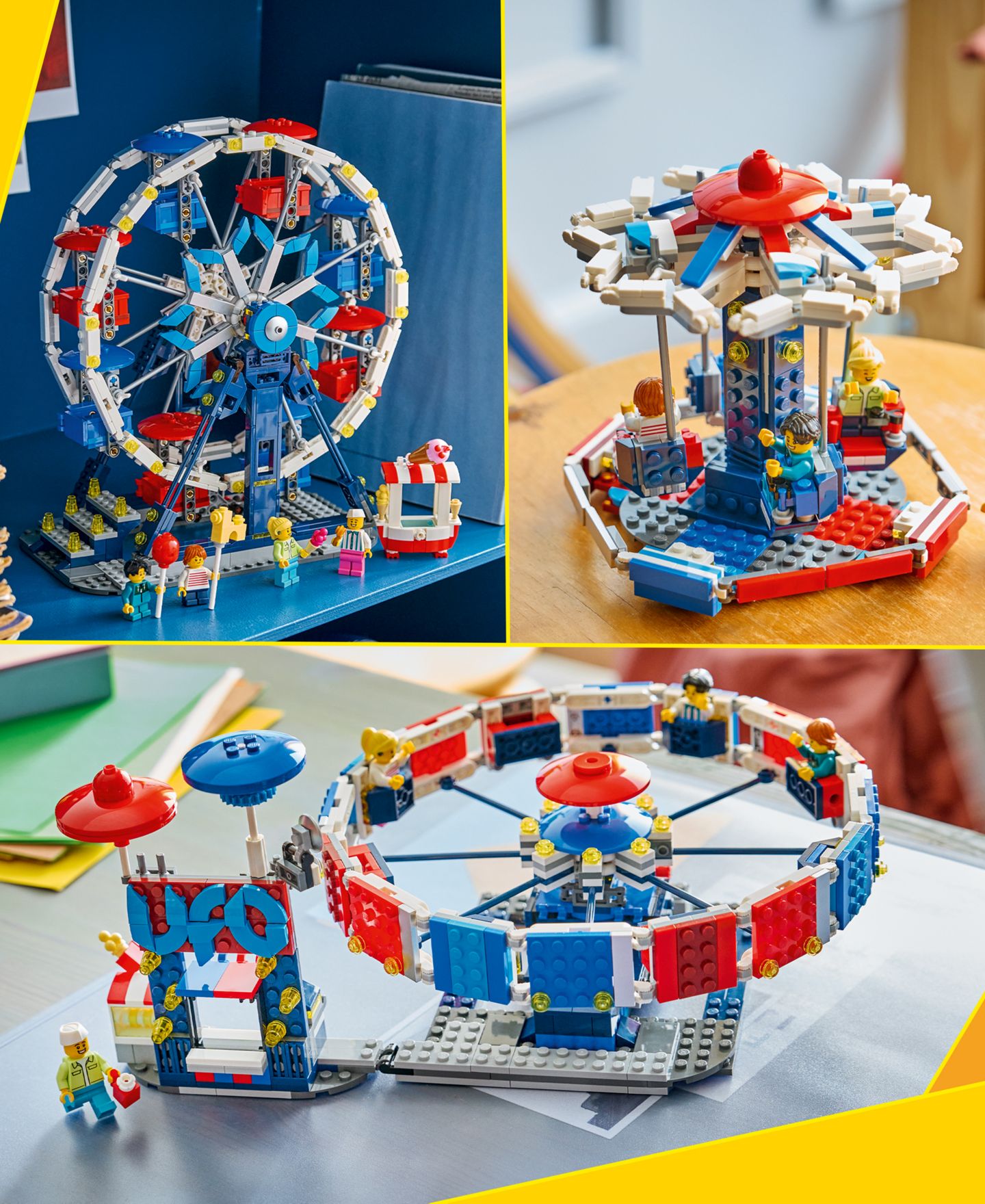 Детские конструкторы LEGO® Creator 3 in 1 Iconic Ferris Wheel 31389, 916 Pieces — фото 5
