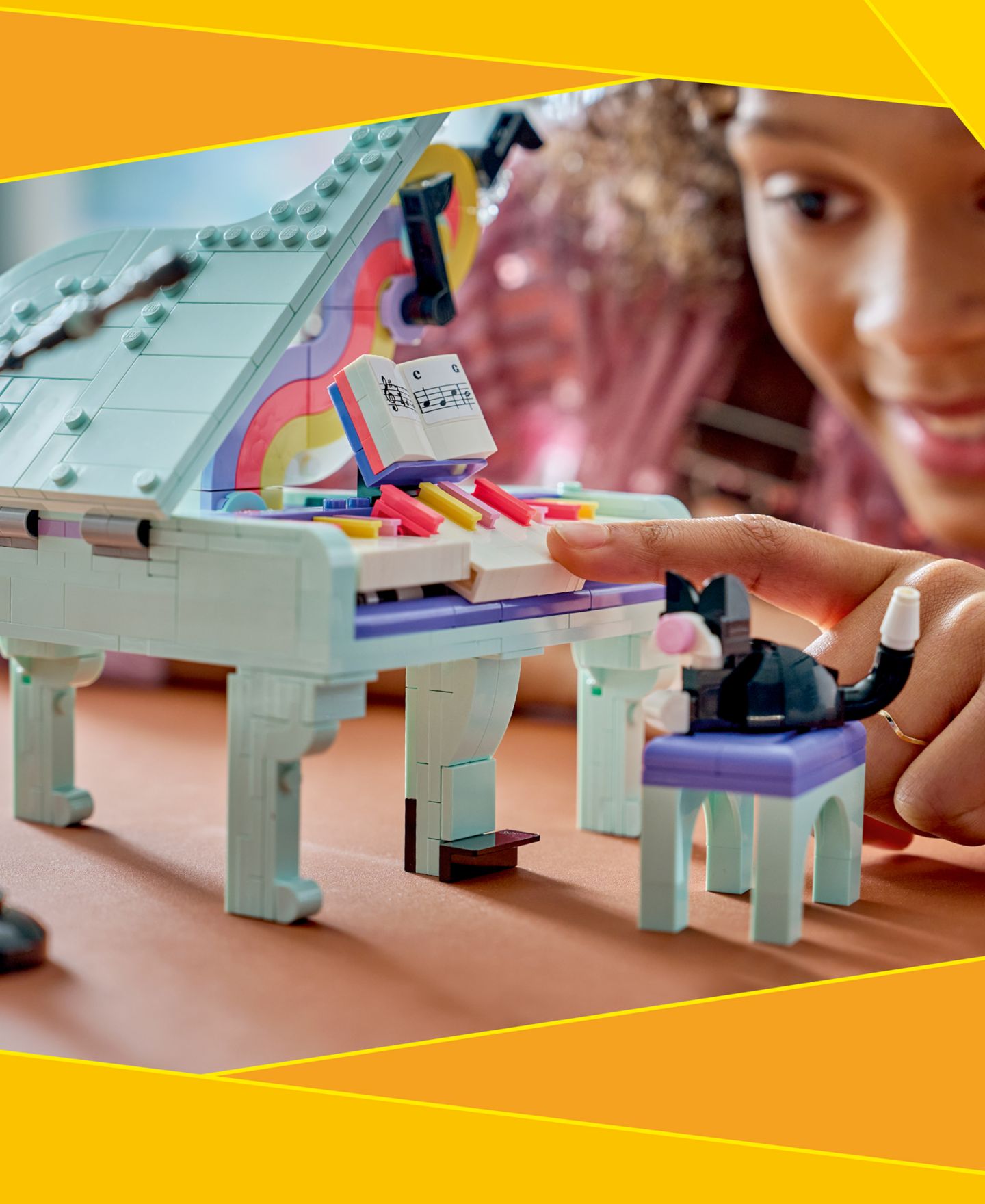 Детские конструкторы LEGO® Creator 3 in 1 Music Decor Piano with Cat 31392, 485 Pieces — фото 4