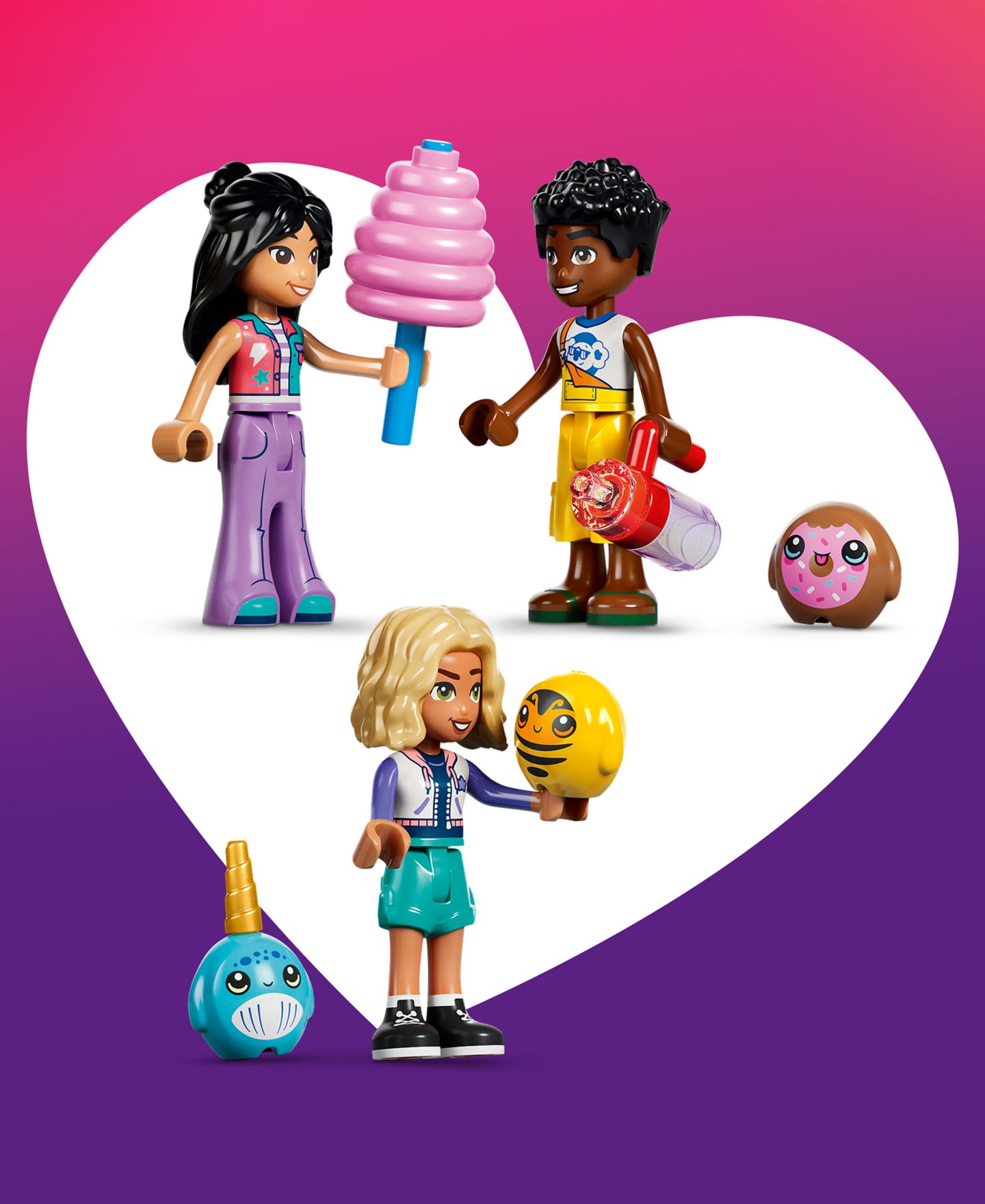 Детские конструкторы LEGO® Friends Candy Cupcake Ferris Wheel 42700, 602 Pieces — фото 3