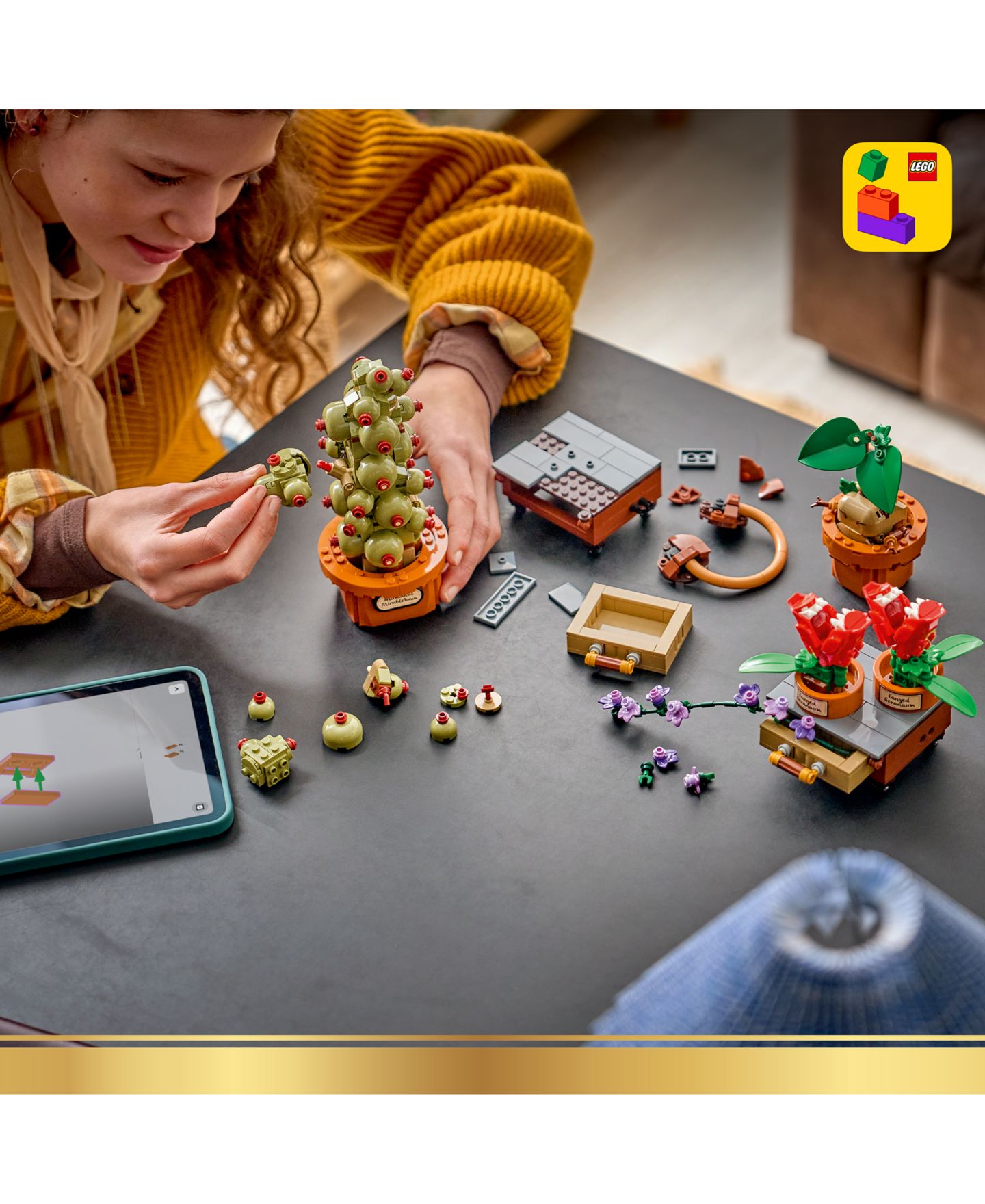 Детские конструкторы LEGO® Harry Potter Hogwarts Herbology Plants 76474, 817 Pieces — фото 6