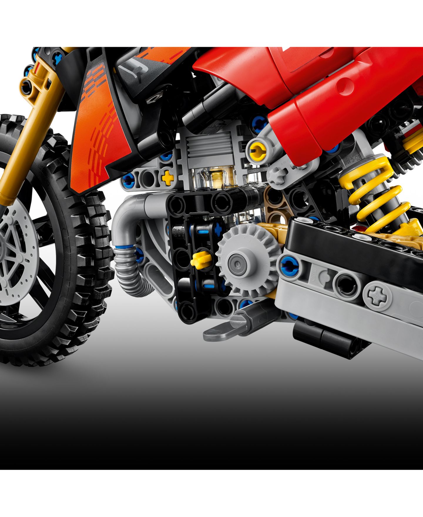 Детские конструкторы LEGO® Technic Ducati Desmo450 MX Factory Motorcycle 42238, 457 Pieces — фото 4