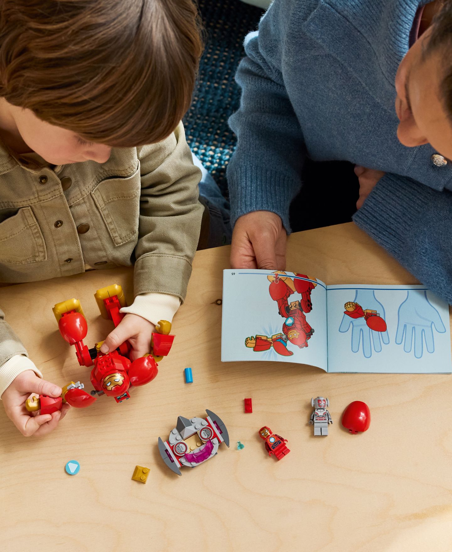 Детские конструкторы LEGO® Marvel Iron Man and His Awesome Friends Ultron vs. Iron Man 11209, 96 Pieces — фото 6