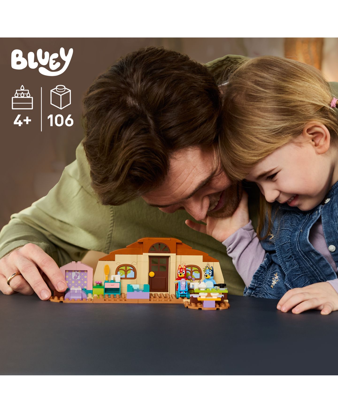 Детские конструкторы LEGO® Bluey School with Rusty and Bluey 11221, 106 Pieces — фото 4