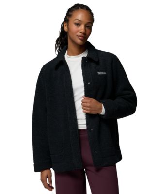 Women's Panorama Insulated Sherpa-Fleece Long-Sleeve Shirt Jacket