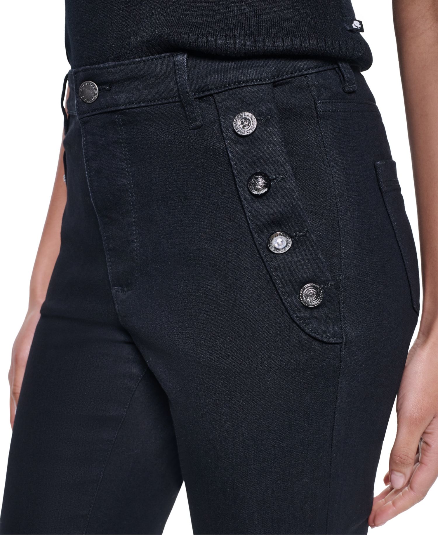 Women's Sailor Denim Flare High-Waisted Jeans