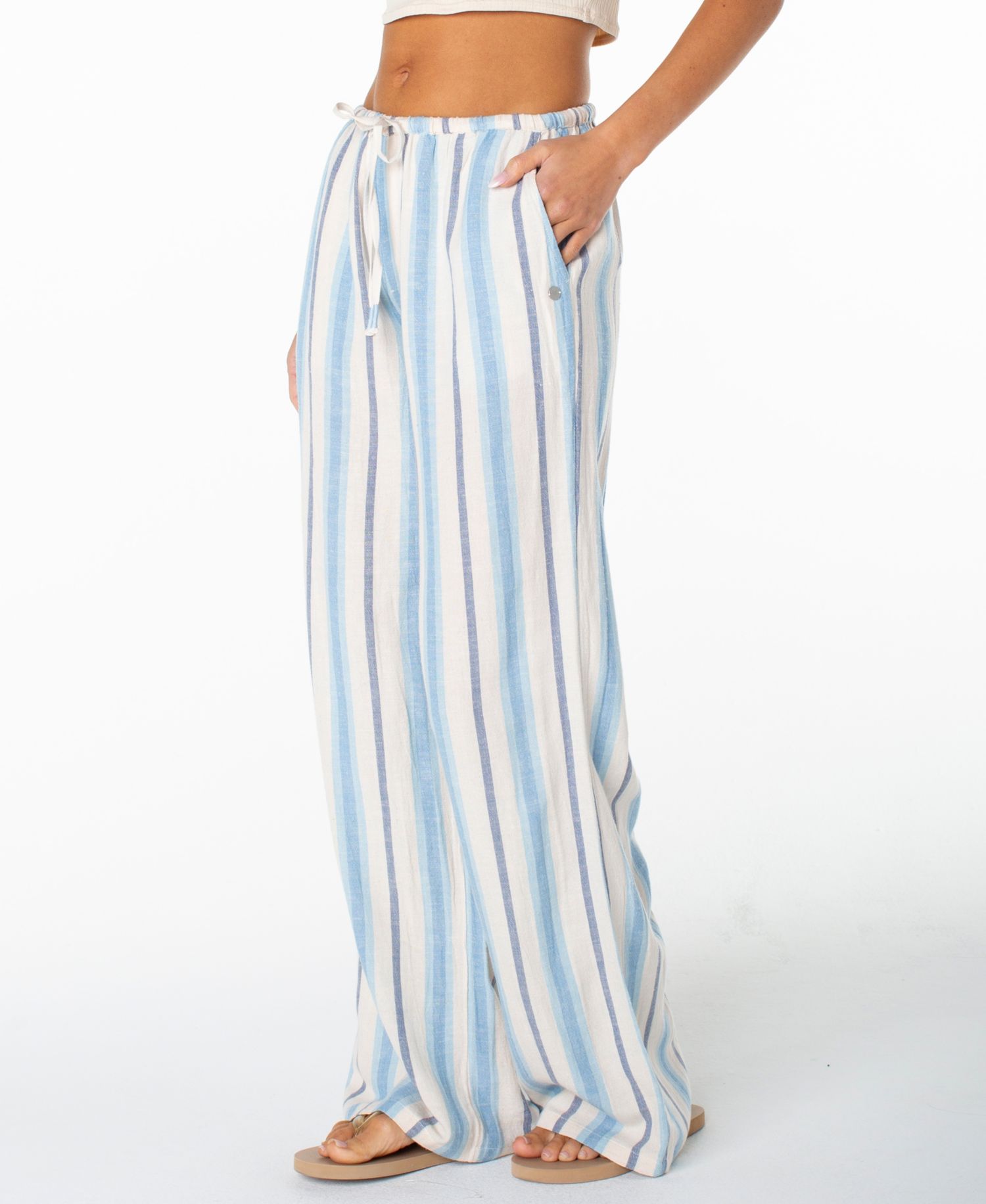 Women's Iyla Wide-Leg Stripe Pants