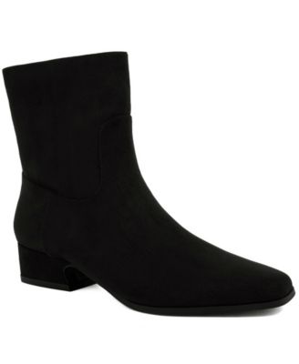 Women's Muriel Stacked Zipper Booties