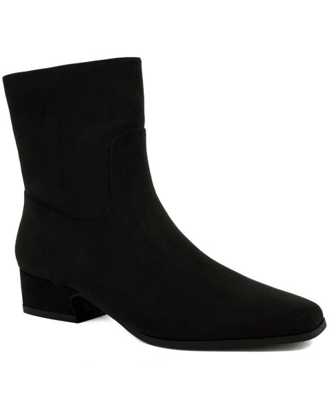 Женские ботинки Jones New York Muriel Block Heel Zipper Booties, цвет: Чёрный