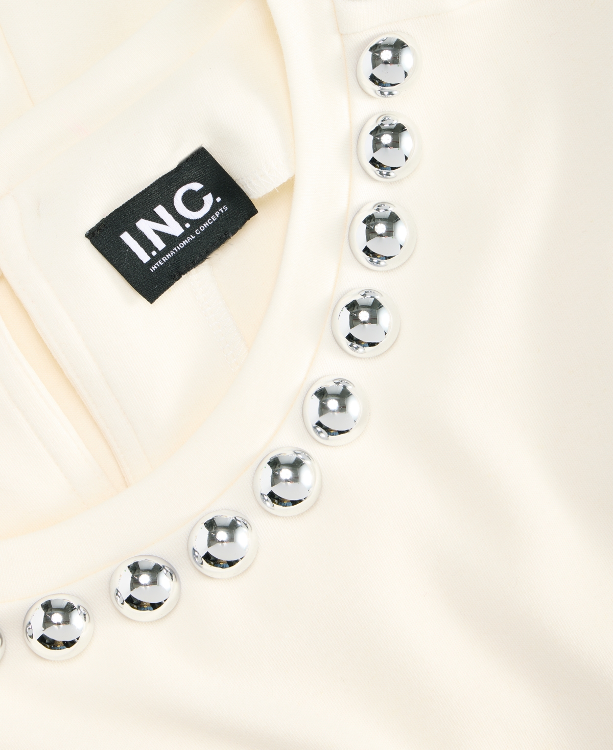 I.n.c. International Concepts Women's Embellished Crewneck T-Shirt, Macy's Exclusive