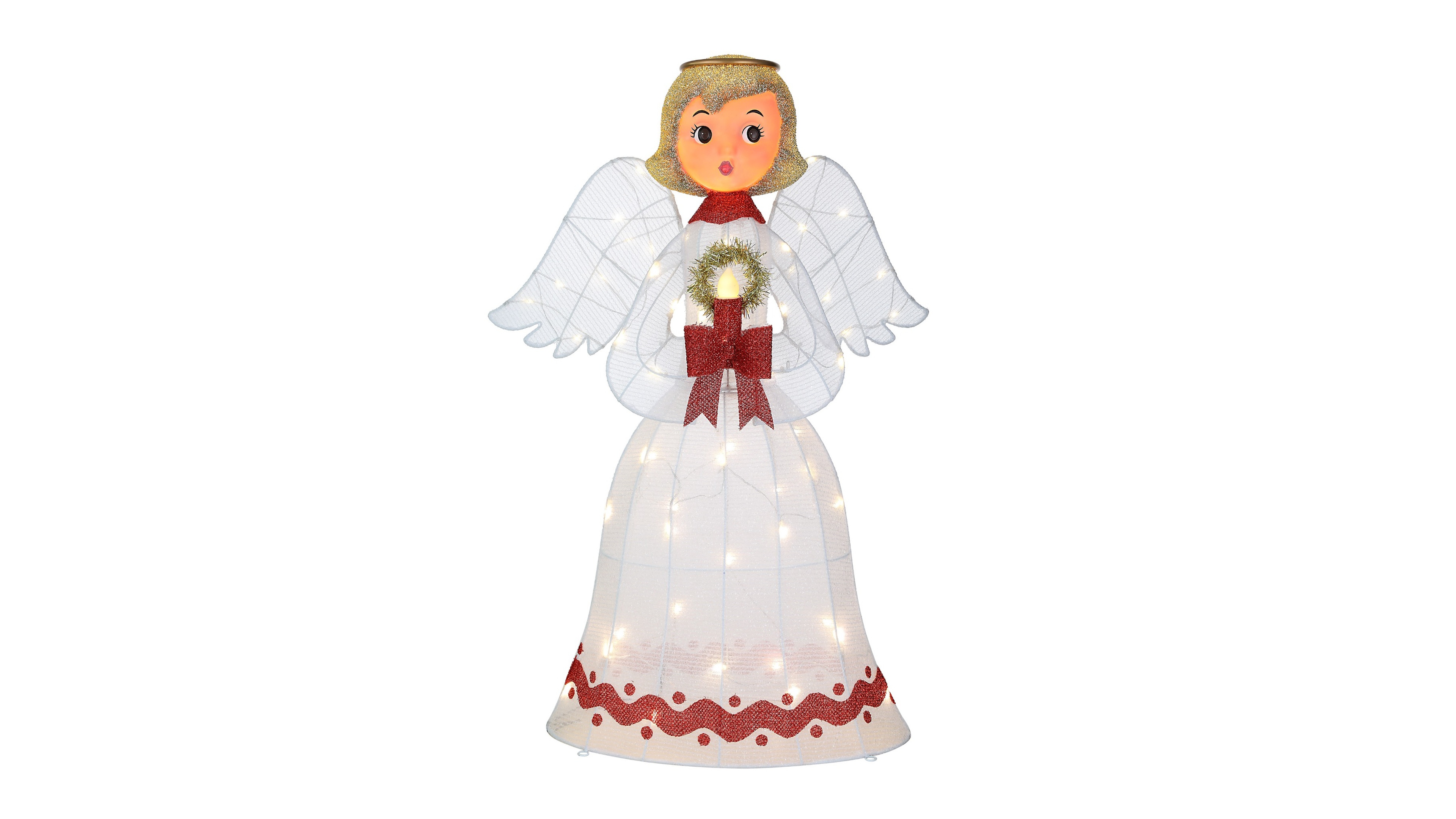 Mr. Christmas Outdoor Illuminated Tinsel 36" Angel