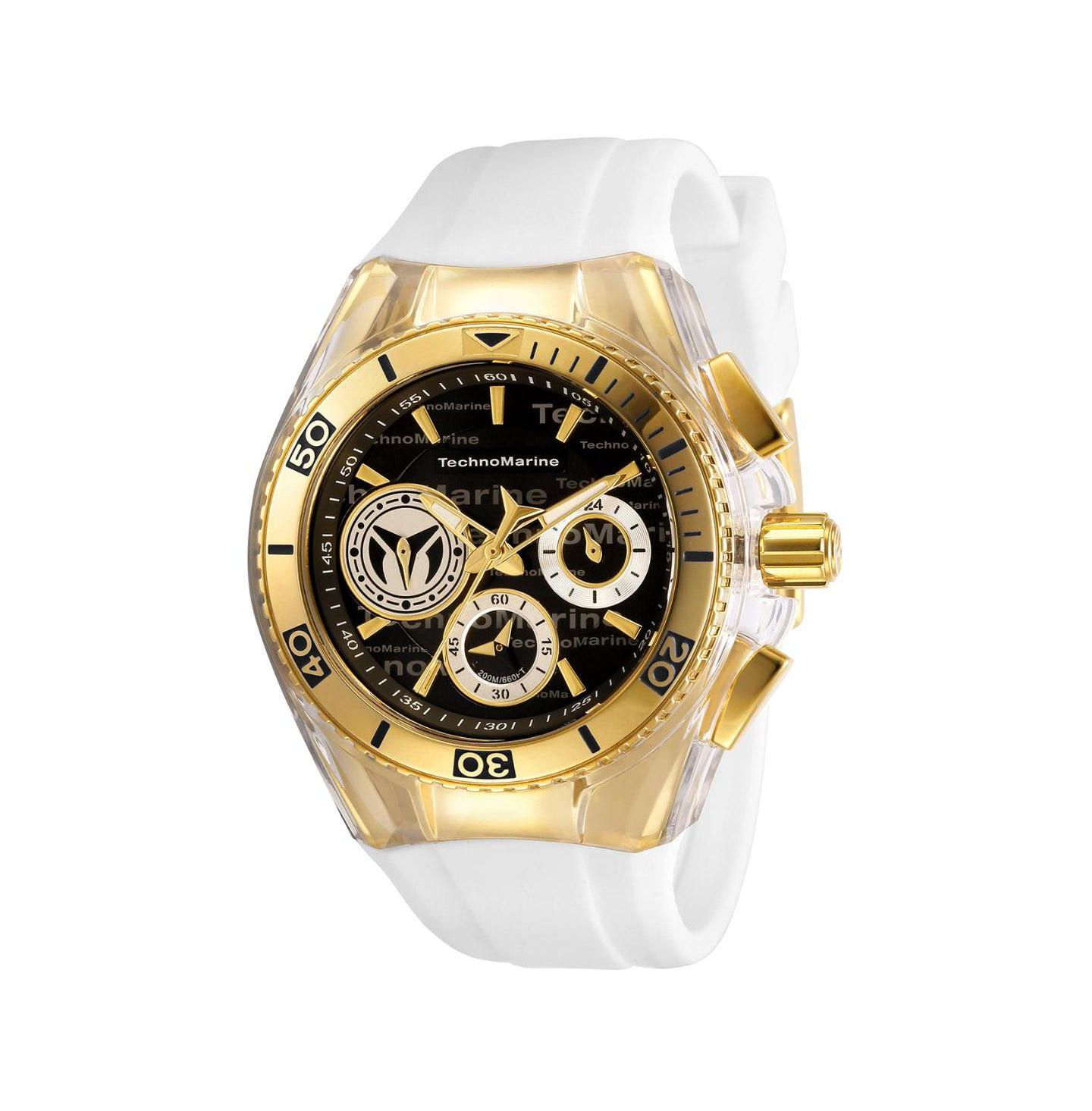 Женские часы TechnoMarine TM-118134 Cruise Quartz Chronograph Dial, цвет: Белый — фото 1