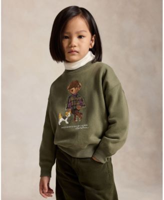 Girls' 2T-6X Polo Bear Long-Sleeve Sweatshirt