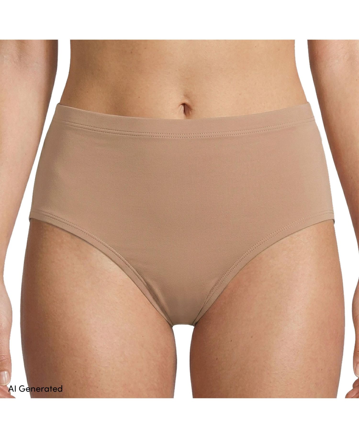 Women's Brief True Solutions Light Weight Microfiber Basics 3 Pack Panties