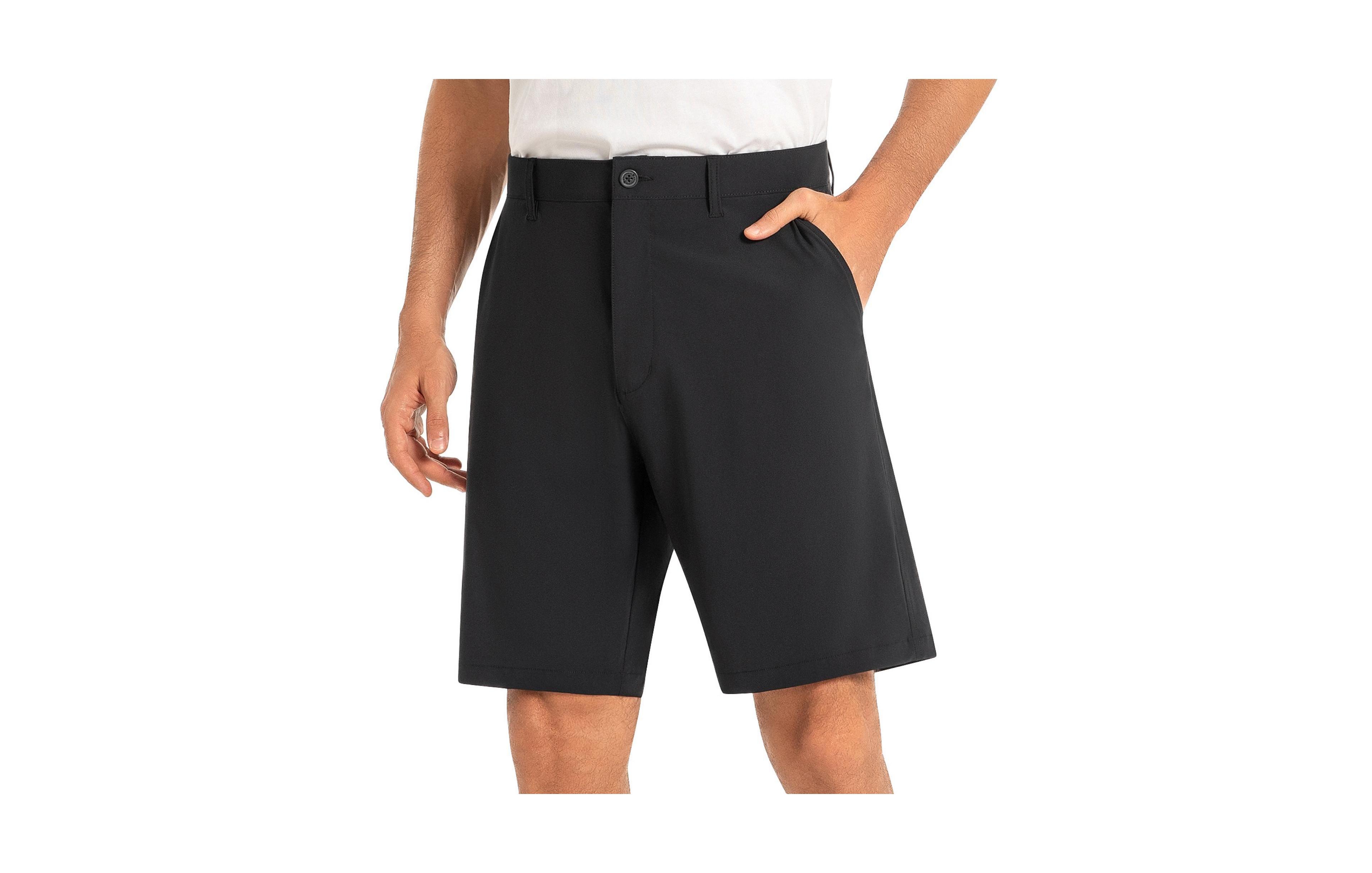 Alpine Swiss Mens Golf Dress Shorts 8.5" Inseam Casual Chino Flex Waist