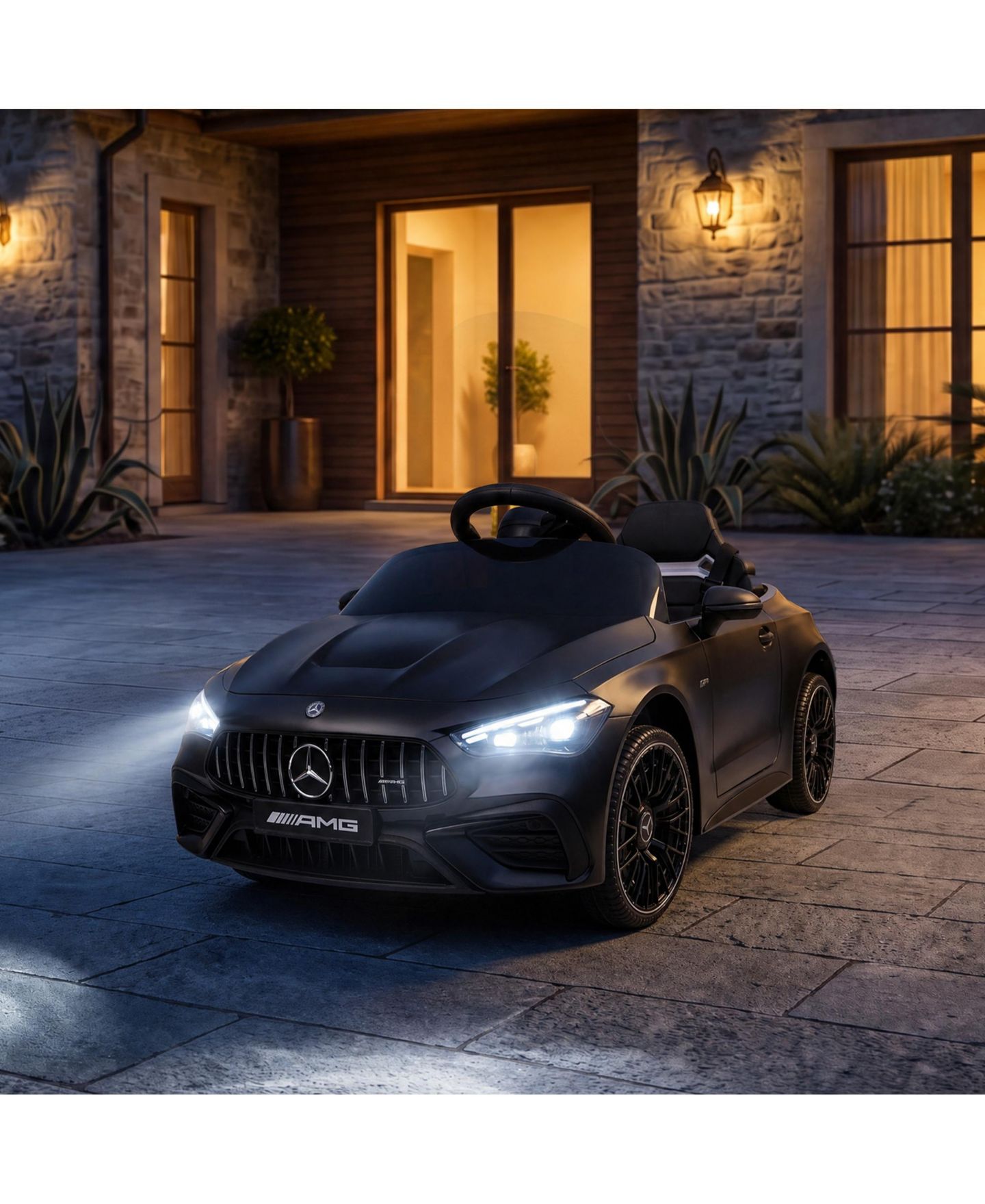 Детская игрушка Qaba Licensed Mercedes Amg Cle 53 Electric Car for Kids with Remote, цвет: Чёрный — фото 9