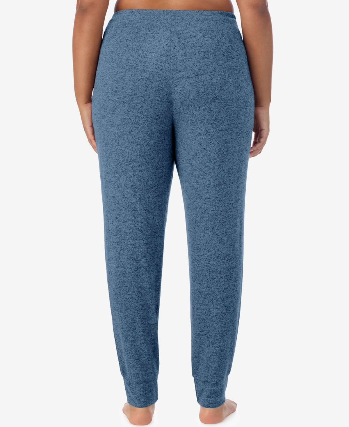 Cuddl Duds Plus SoftKnit Jogger Sweater-Knit Drawcord Waistband Pants