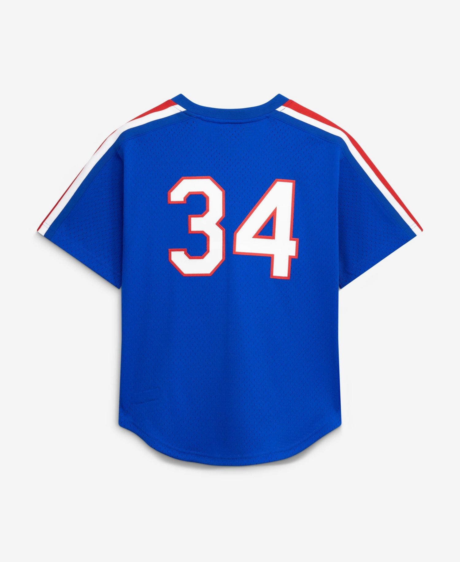 Men's Nolan Ryan Royal Texas Rangers Big & Tall Cooperstown Mesh Batting Practice Jersey